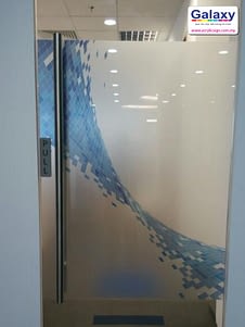 Inkjet Printing on Frosted Door