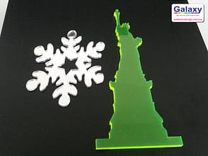 Laser Cut Fluorescent Acrylic